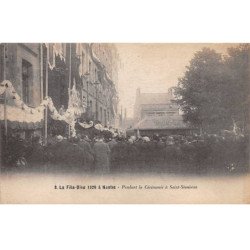 La Fête Dieu 1926 à NANTES - Pendant la Cérémonie à Saint Stanislas - très bon état
