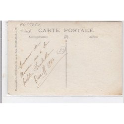 ROSCOFF : carte photo de l'intérieur d'un dortoir du sanatorium (santé - poupée - enfant) - très bon état