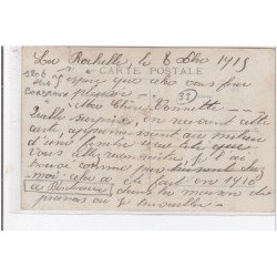 BORDEAUX : carte photo d'un atelier de réparation de pianos et orgues - état (une déchirure)