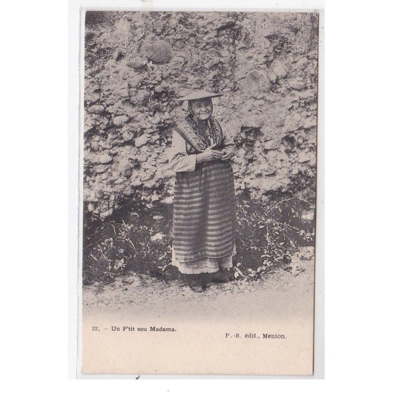 MENTON : un p'tit sou madame - très bon état