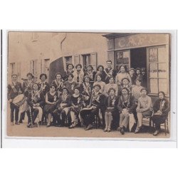 St-DIDIER-sur-CHALARONNE : café, tabac, route de chatillon, groupe de personnes - très bon état