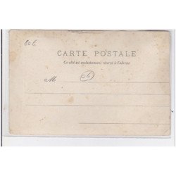CANNES : école supérieure de cannes 1907-1908 - bon état (déchirure)