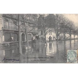 Les Inondations à NANTES - Février 1904 - Le Quai des Tanneurs - très bon état