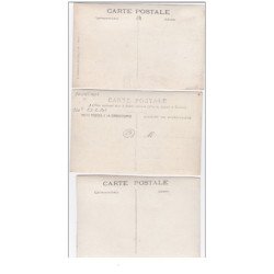 ARCACHON : 3 CPA, bateaux en mer et près de plage - très bon état