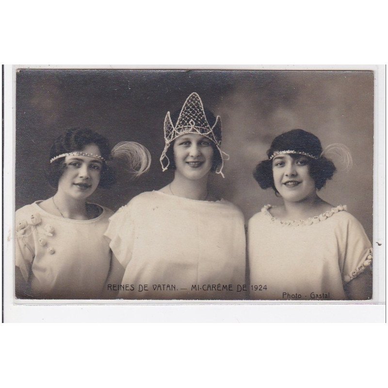 VATAN : reines de varan, mi-carême de 1924 - très bon état