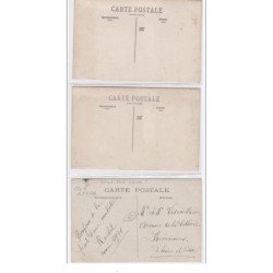 SULLY-sur-LOIRE : 3 CPA, scènes de travail, construction d'une maison*? - très bon état