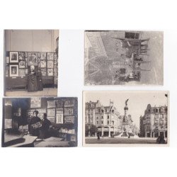 REIMS : 4 photos, boutique de cartes postales - très bon état