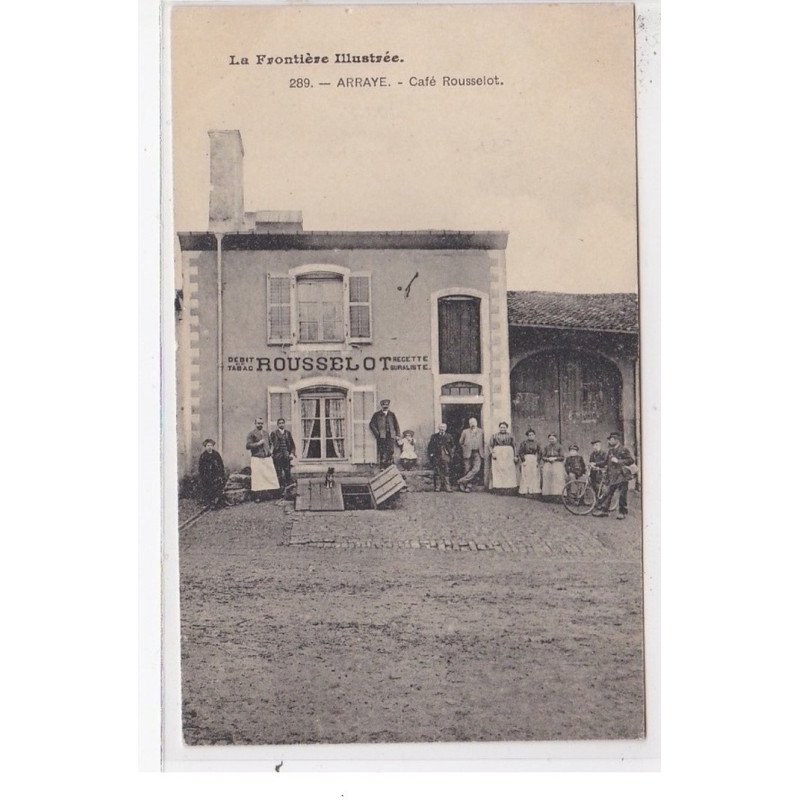 ARRAYE : café rousselot, la frontière illustrée, rousselot, débit du tabac, recette buraliste - très bon état