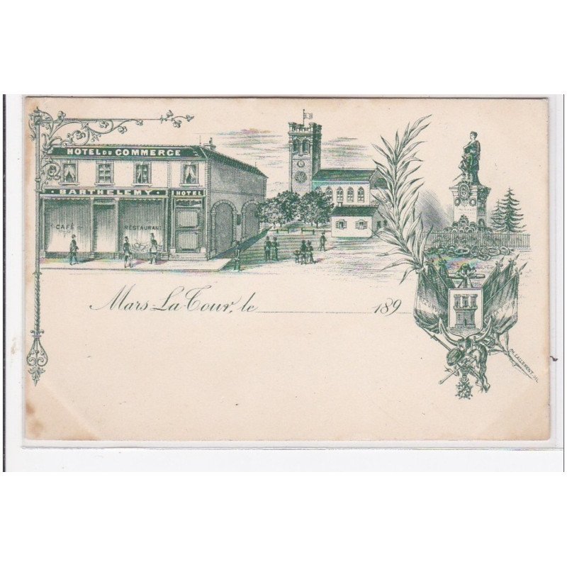 MARS-la-TOUR : hôtel du commerce - très bon état