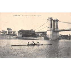MARMANDE - Vue sur la Garonne du Pont suspendu - très bon état