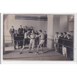 CLERMONT-FERRAND : école supérieur de commerce 1922, combat de boxe - très bon état