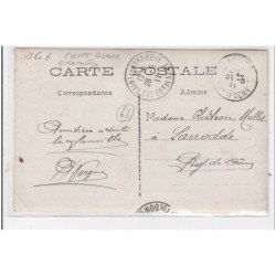 MONT DORE : grande semaine de sport d'hiver 1911 au mont dore, à 60km sur luge à 4 personne - très bon état