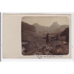 PLATEAU DE BIOU : personnages sur ânes - très bon état