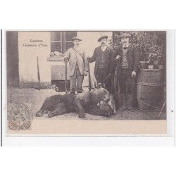 LUCHON : chasseurs d'ours, ours mort - très bon état