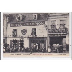 LA CHARTRE-sur-le-LOIR : hôtel champion, telephone n°1 - très bon état