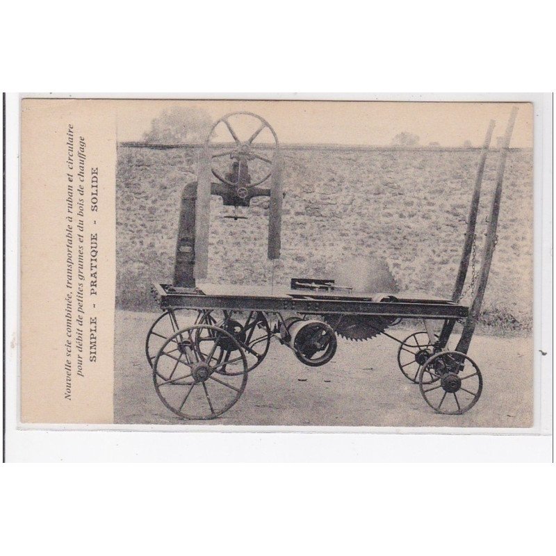 LE LUDE : machine agricole nouvelle scie combinée transportable à ruban et circulaire - très bon état