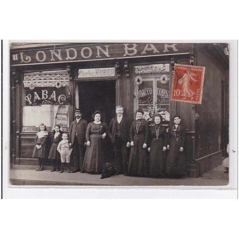 LE HAVRE : london bar, charles huber, tabac - très bon état