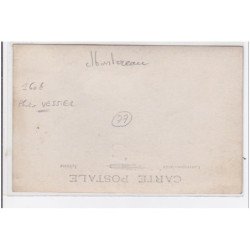 MONTEREAU : photo fessier, restaurant, personnages buvant du vin - très bon état