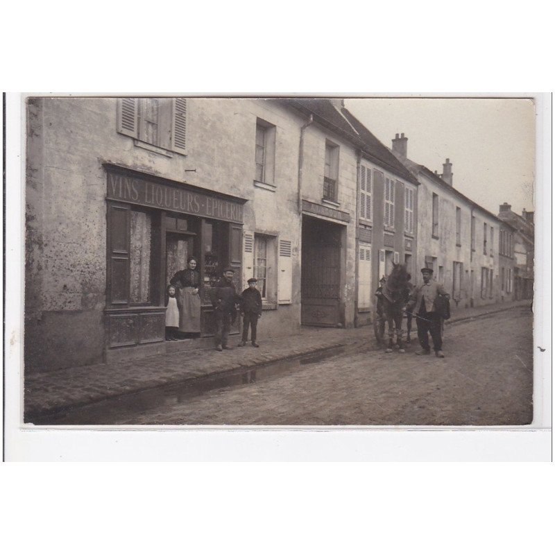 VILLIERS SAINT FREDERIC : epicerie, marchand de vins lacour - tres bon état