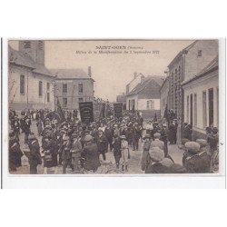 SAINT-OUEN : milieu de la manifestation du 3 septembre 1922 grèves des teinturiers, amien - très bon état