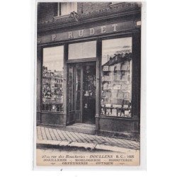 DOULLENS : 23 bis rue des boucheries joaillerie horlogerie bijouterie orfèvrerie optique, p. rude - très bon état