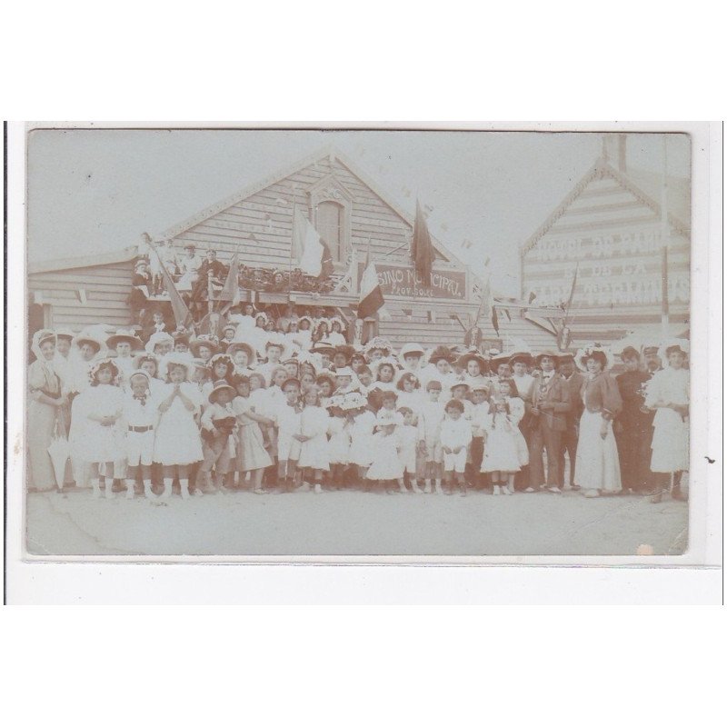 FORT-MAHON : casino municipal provisoire, grand hôtel de paris - état