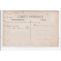 FORT-MAHON : casino municipal provisoire, grand hôtel de paris - état