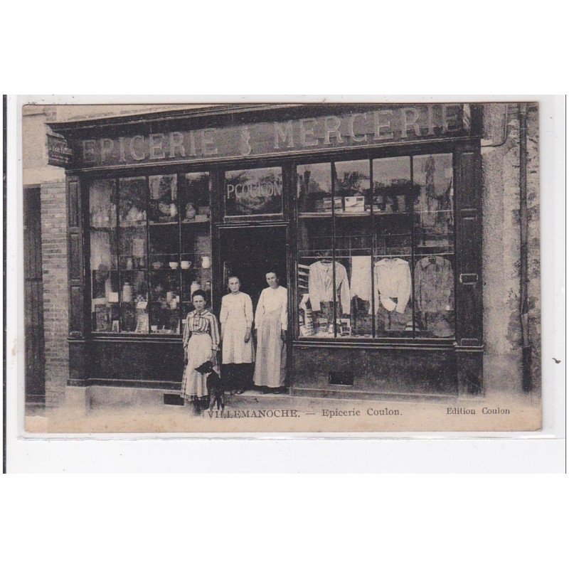 VILLEMANOCHE : épicerie coulon - très bon état