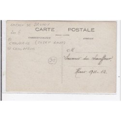 BRUNOY : chaudière (sujet rare), chauffeur - très bon état