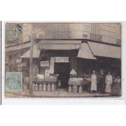 LEVALLOIS : maison Jannet, lait 20cents, bière 25cents, cidre 30cents - très bon état