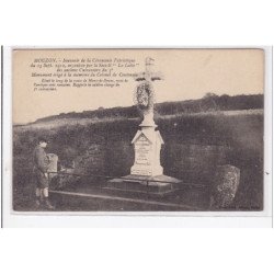 MOUZON : souvenir de la cérémonie patriotique en 1912 """"La Latte"""" (militaires) - très bon état