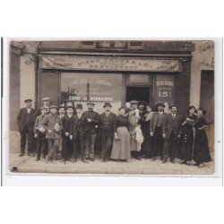 PARIS : 115 rue d'arceuil, cafe bières liqueurs, bière gruber & cie - très bon état