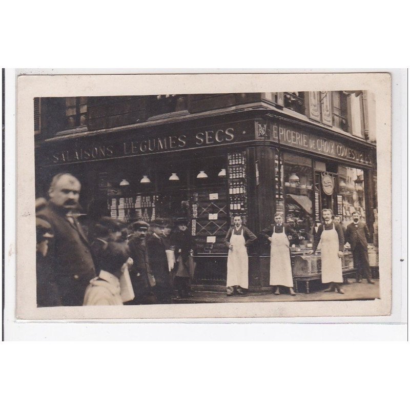 PARIS : salaisons legumes secs, epicerie de choix - très bon état