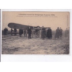 CROIX D'HINS: l'accident mortel de delagrange 1910, 10 minutes avant la chute  - très bon état