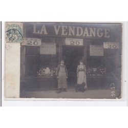 PARIS : la vendange, cidre 20centimes, vin rouge 30 centimes - très bon état
