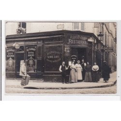 PARIS : à l'ancien cocher, restaurant bière diners, vin café - état