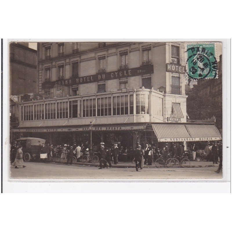 PARIS : grand hôtel du cycle, restaurant watrin, avenue de la grande armée - très bon état