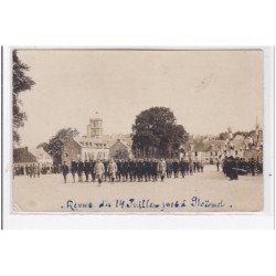 PLOERMEL : carte photo de la revue du 14 Juillet 1916 - bon état (un coin plié)