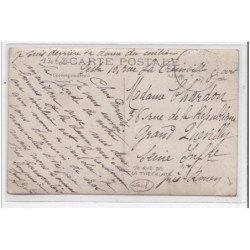 PARIS 8EME : Carte photo du crêmier-glacier LAMY au 10 rue de la Tremoaille - bon état (un coin plié)