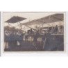 NANCY JARVILLE : carte photo d'un meeting d'aviation (biplan FARMAN) - très bon état