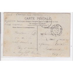 CHATEL SUR MOSELLE : carte photo de la boucherie MICHE CLEMENT - très bon état