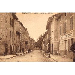 THOISSEY : rue du general marchand, cafe du bon coin - tres bon etat