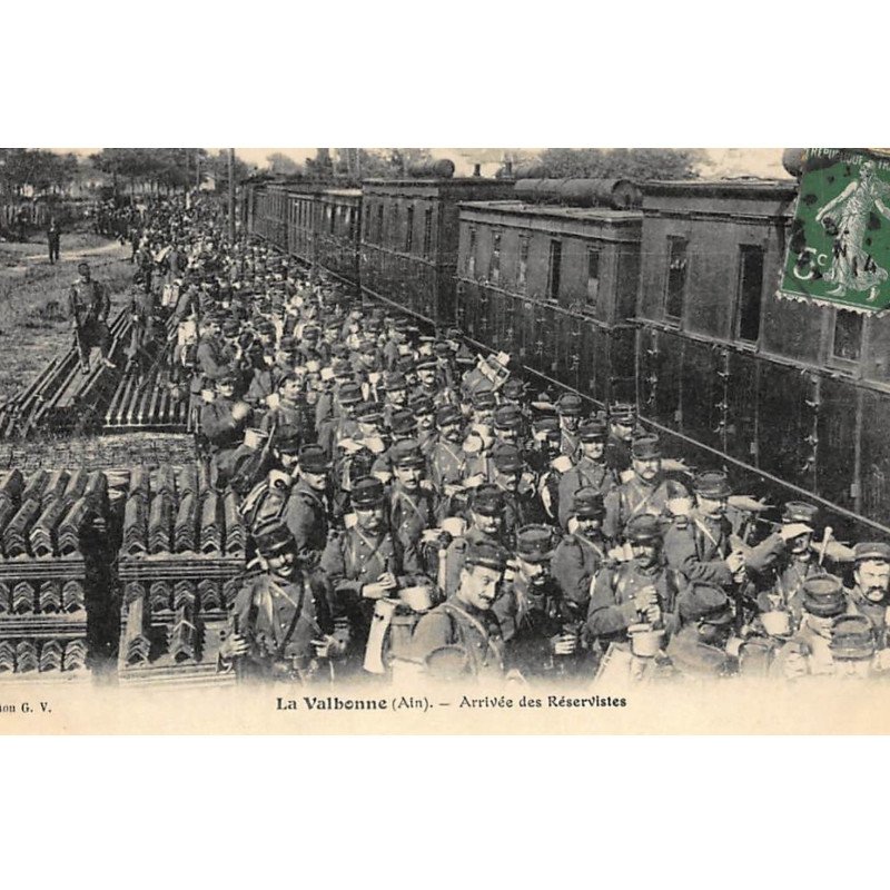 LA VALBONNE : arrivée des reservistes - tres bon etat