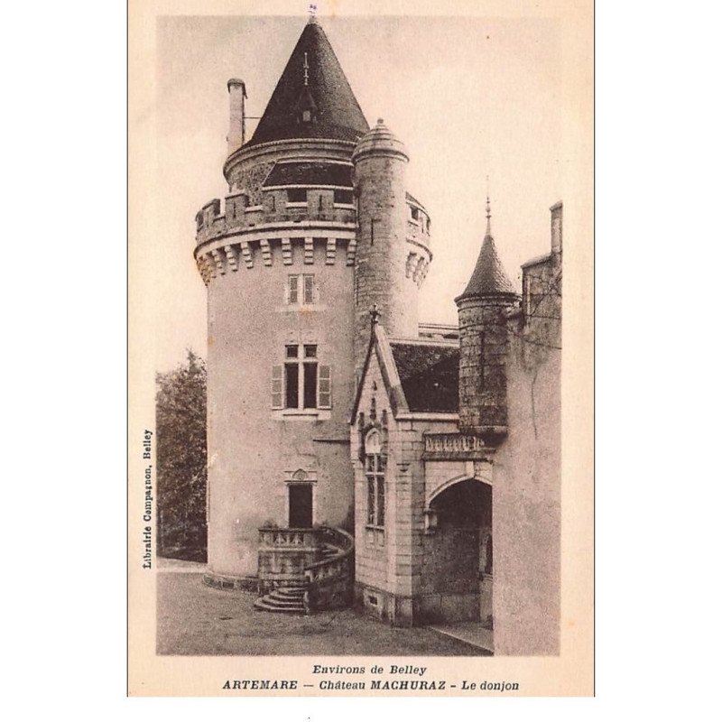 ARTEMARE : chateau machuraz, le donjon - tres bon etat