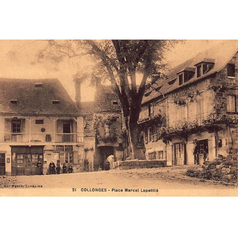 COLLONGES : place marcel lapetitié - etat