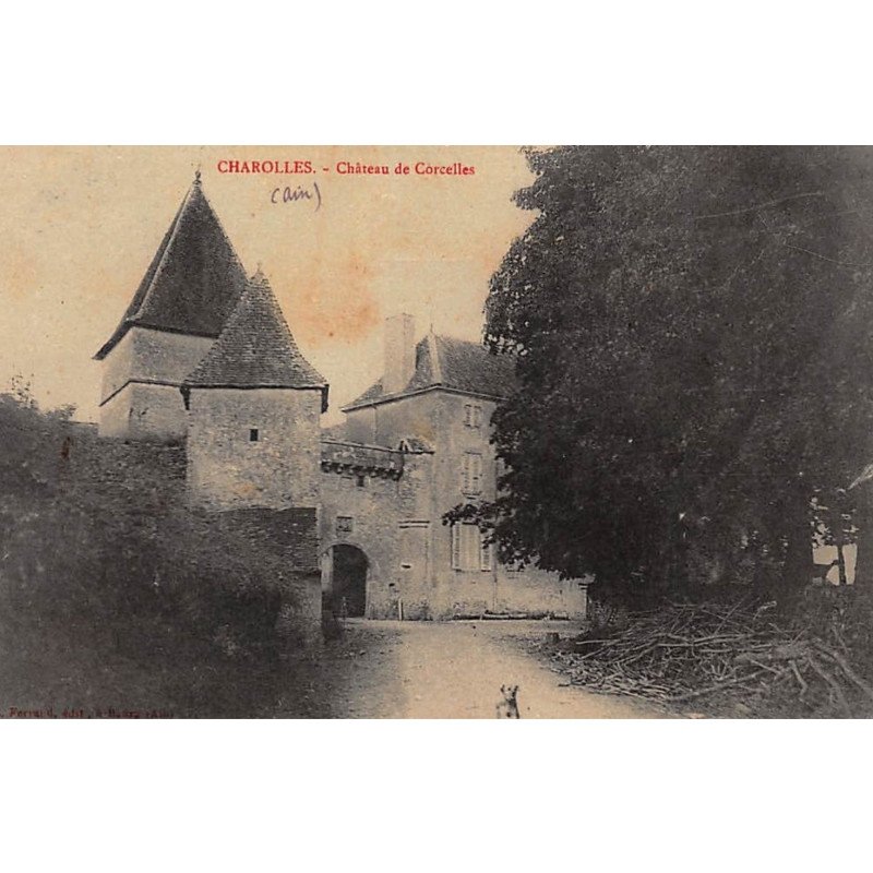 CHAROLLES : chateau de corcelles - etat