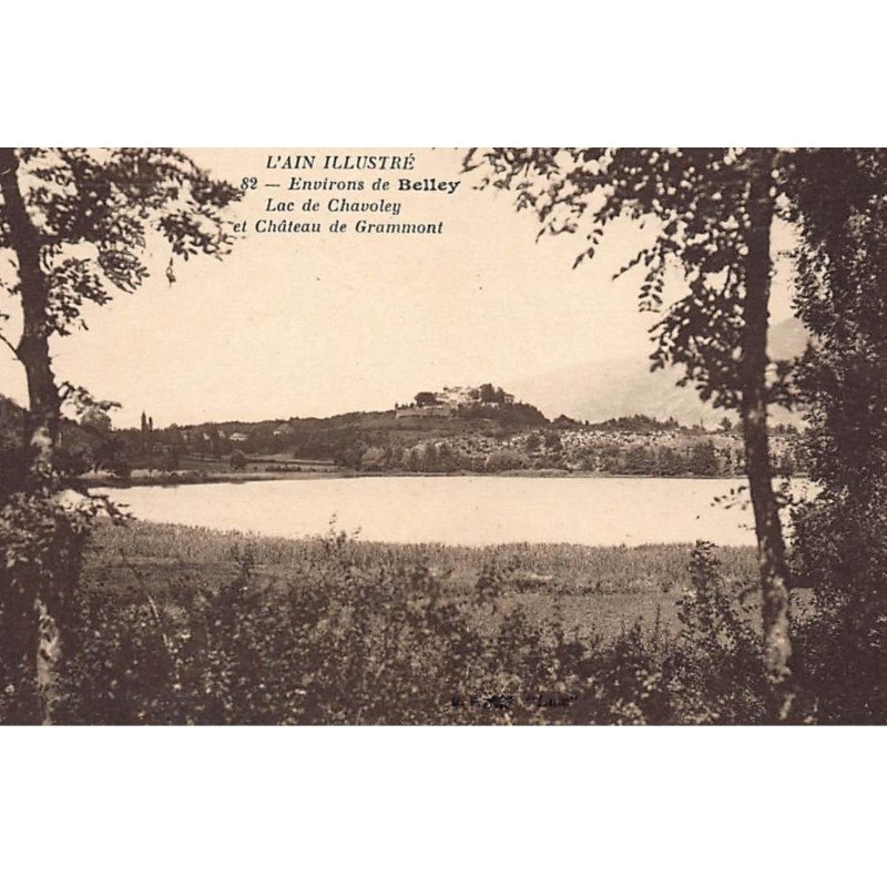 CHAVOLEY : lac de chavoley et chateau de grammont - tres bon etat
