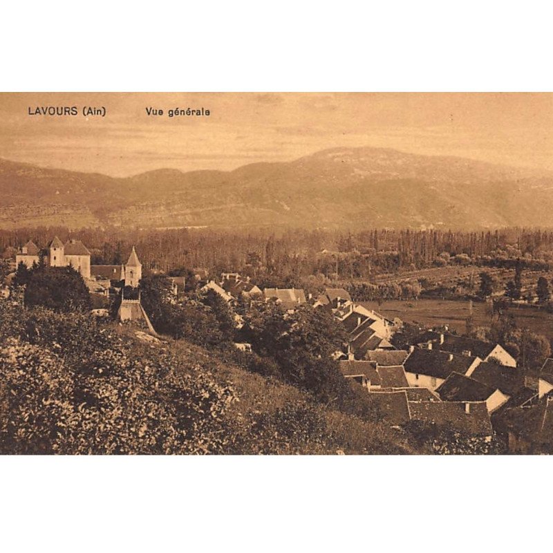 LAVOURS : vue generale - tres bon etat