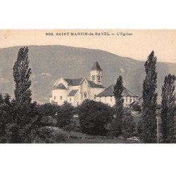 SAINT-MARTIN-de-BAVEL : l'eglise - tres bon etat