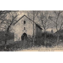 env. CEYZERIEU : chapelle de poirin pelerinage au 16 aout - tres bon etat